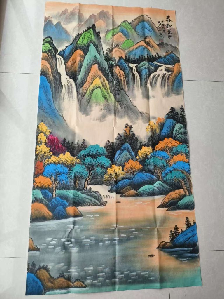 图片[1]-张大千《春和景明》-嘉诚艺术