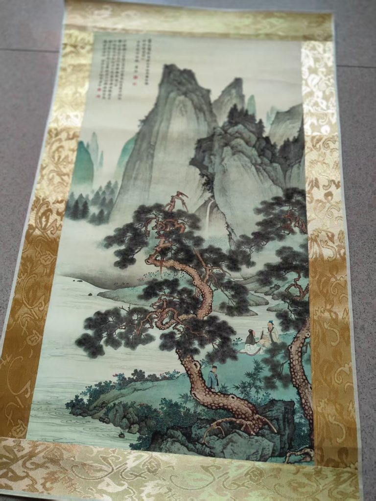 图片[1]-张大千《山水图》-嘉诚艺术