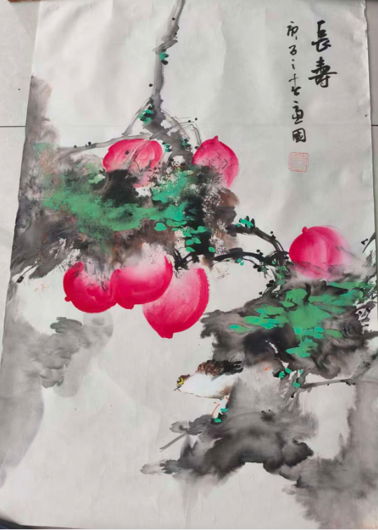 袁虑国《长寿》-嘉诚艺术
