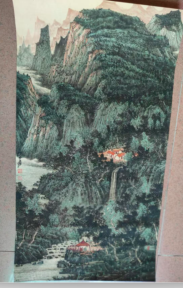 张大千《山水图》-嘉诚艺术
