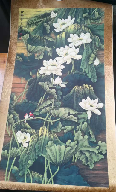 张大千《荷香清雅》-嘉诚艺术