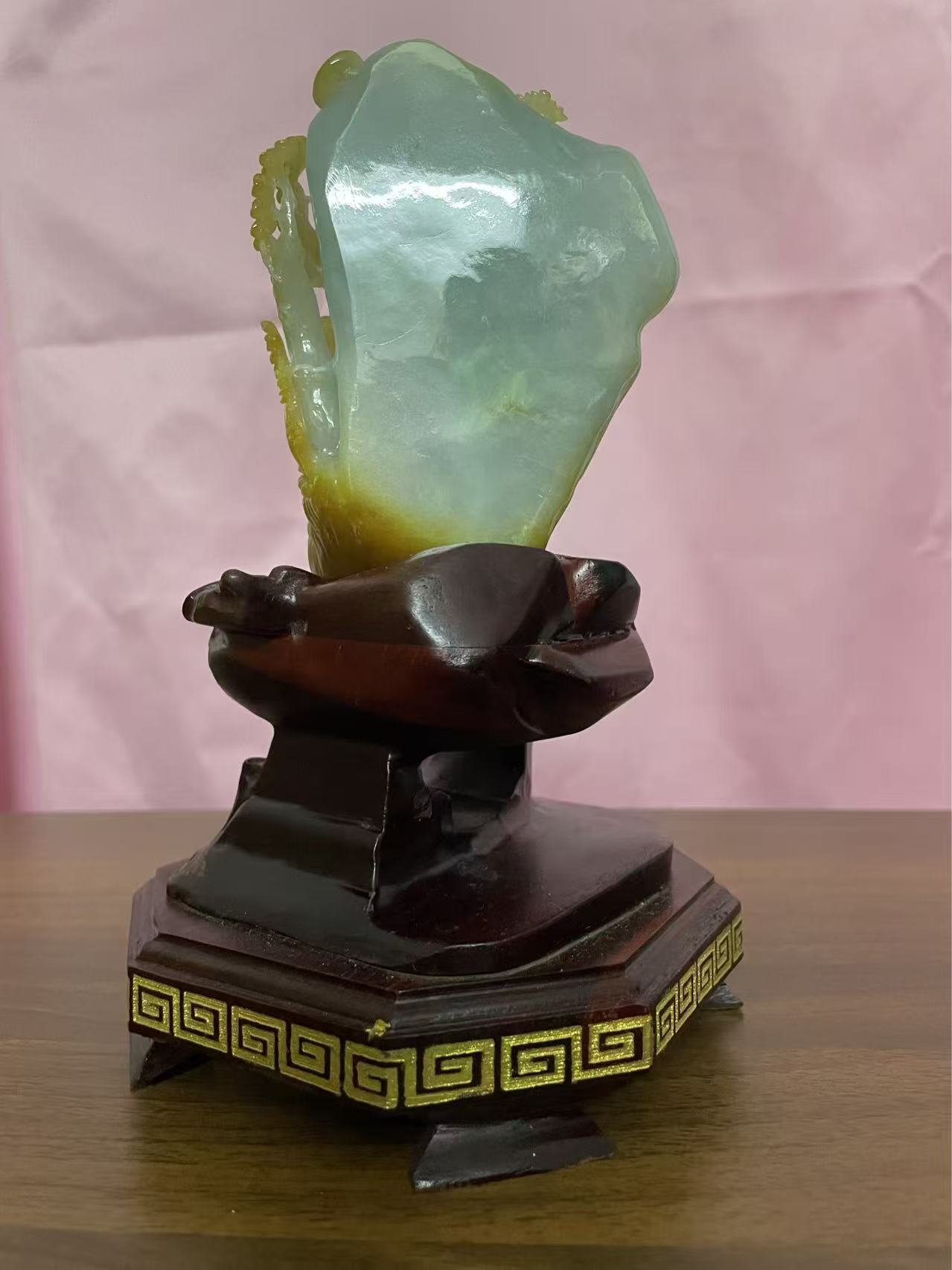 翡翠精雕座件