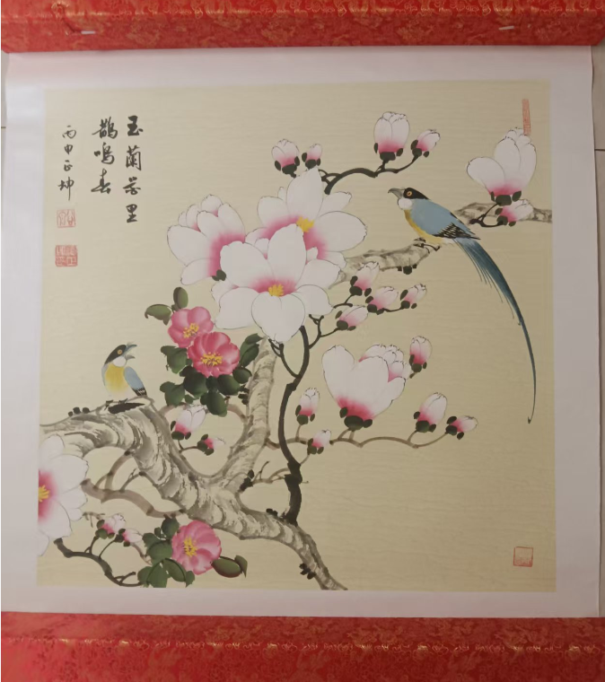 谭正坤《花鸟图》-嘉诚艺术